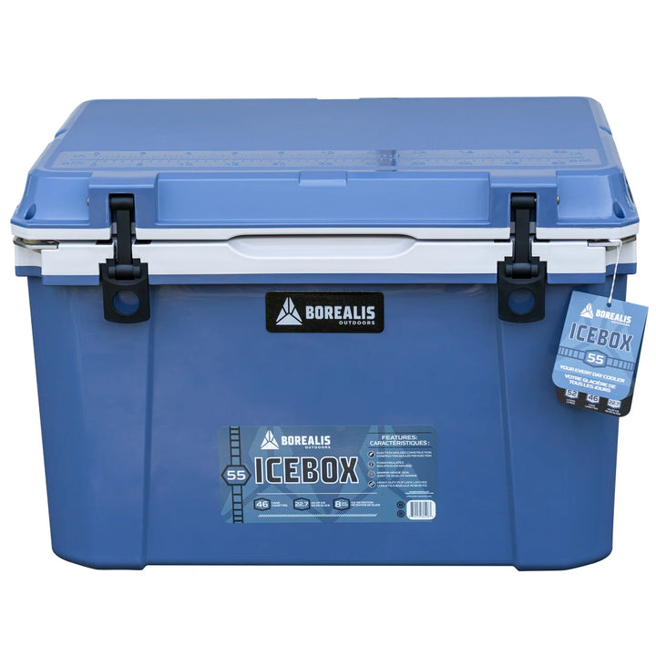 Borealis Outdoors - Ice Box Hard Cooler, 50 L (55 Quarts)