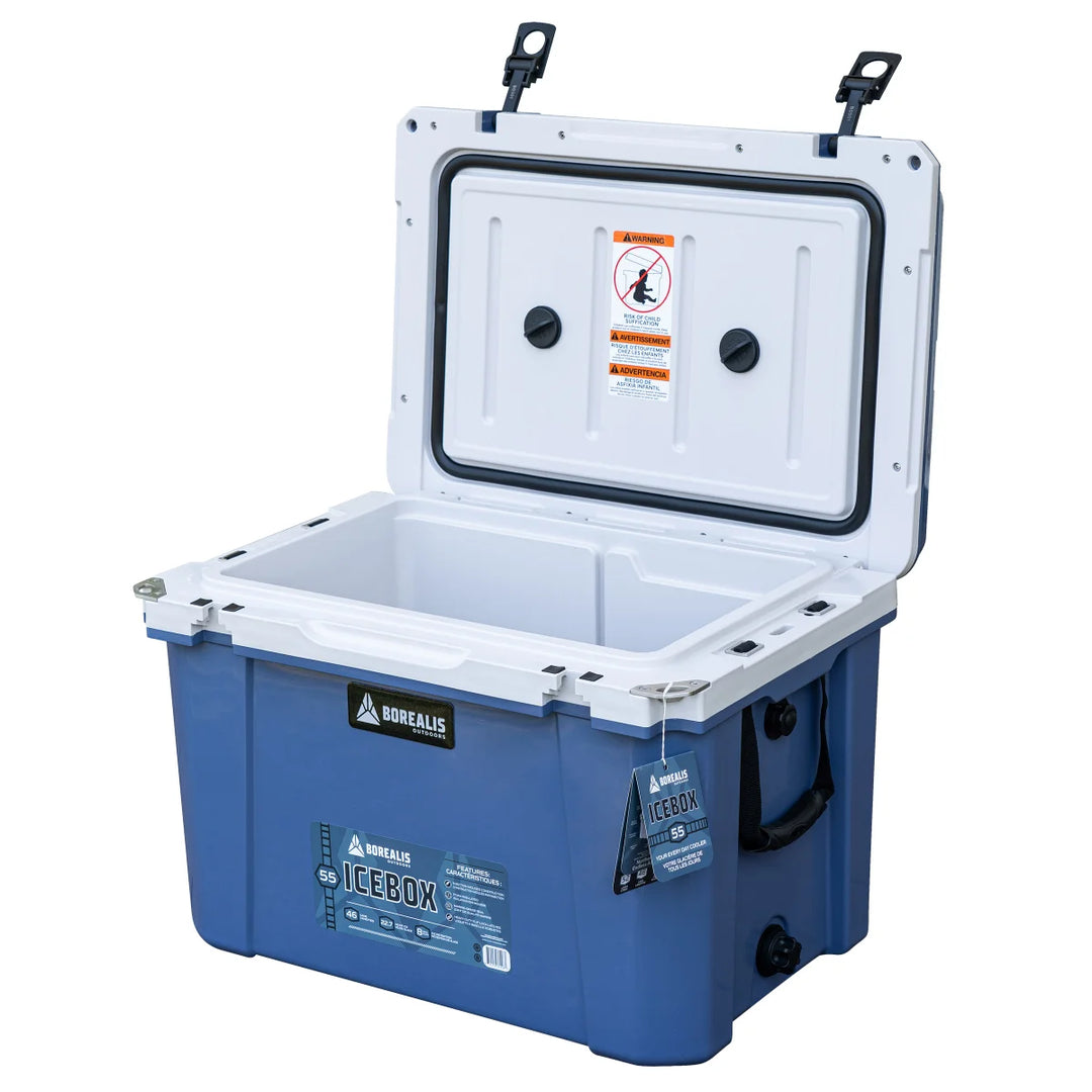 Borealis Outdoors - Ice Box Hard Cooler, 50 L (55 Quarts)