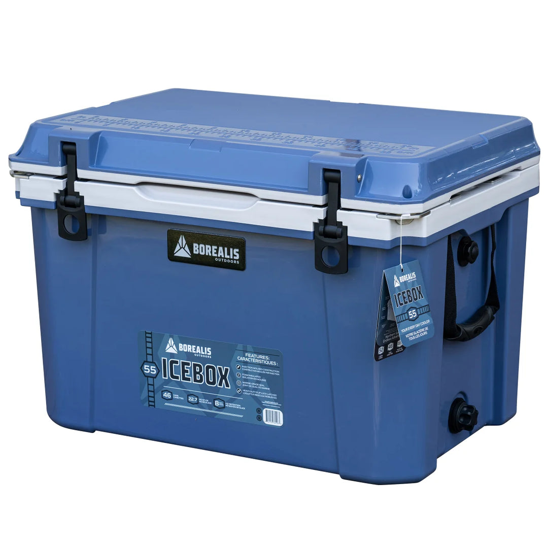 Borealis Outdoors - Ice Box Hard Cooler, 50 L (55 Quarts)