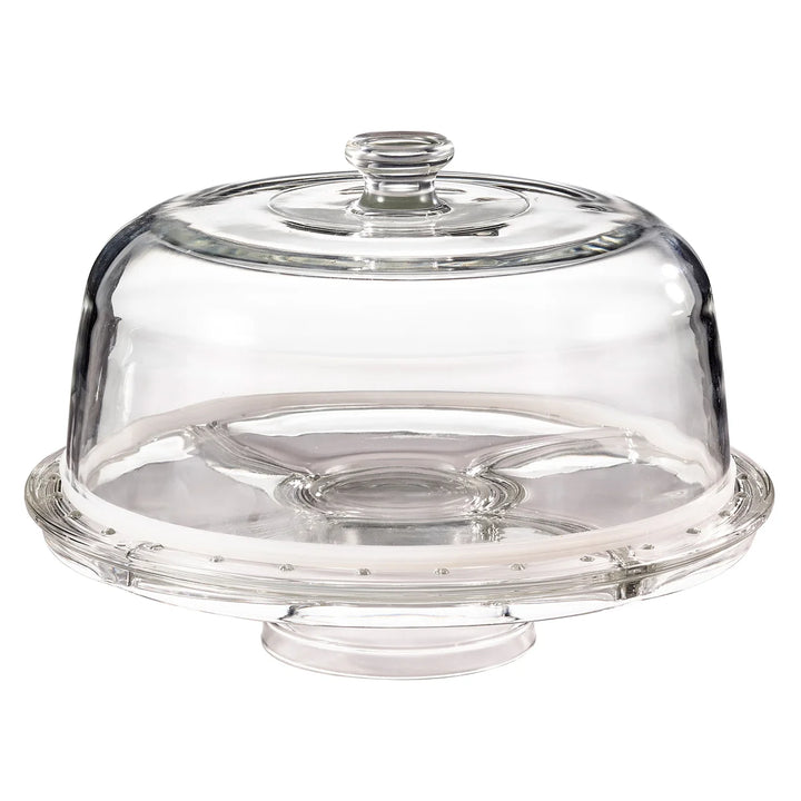 Maison Neuve - Présentoir à gâteaux en verre italien 6 en 1 avec dôme Vetrina