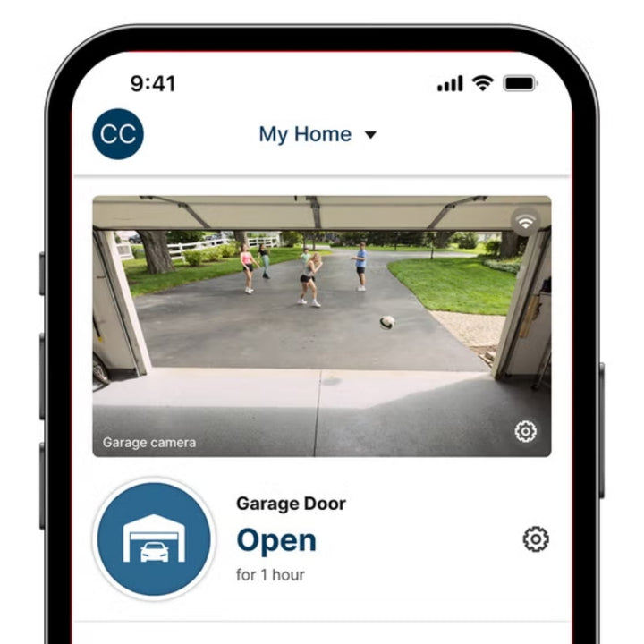 Craftsman - Ouvre-porte de garage intelligent 1-1/4 HP avec batterie de secours et caméra