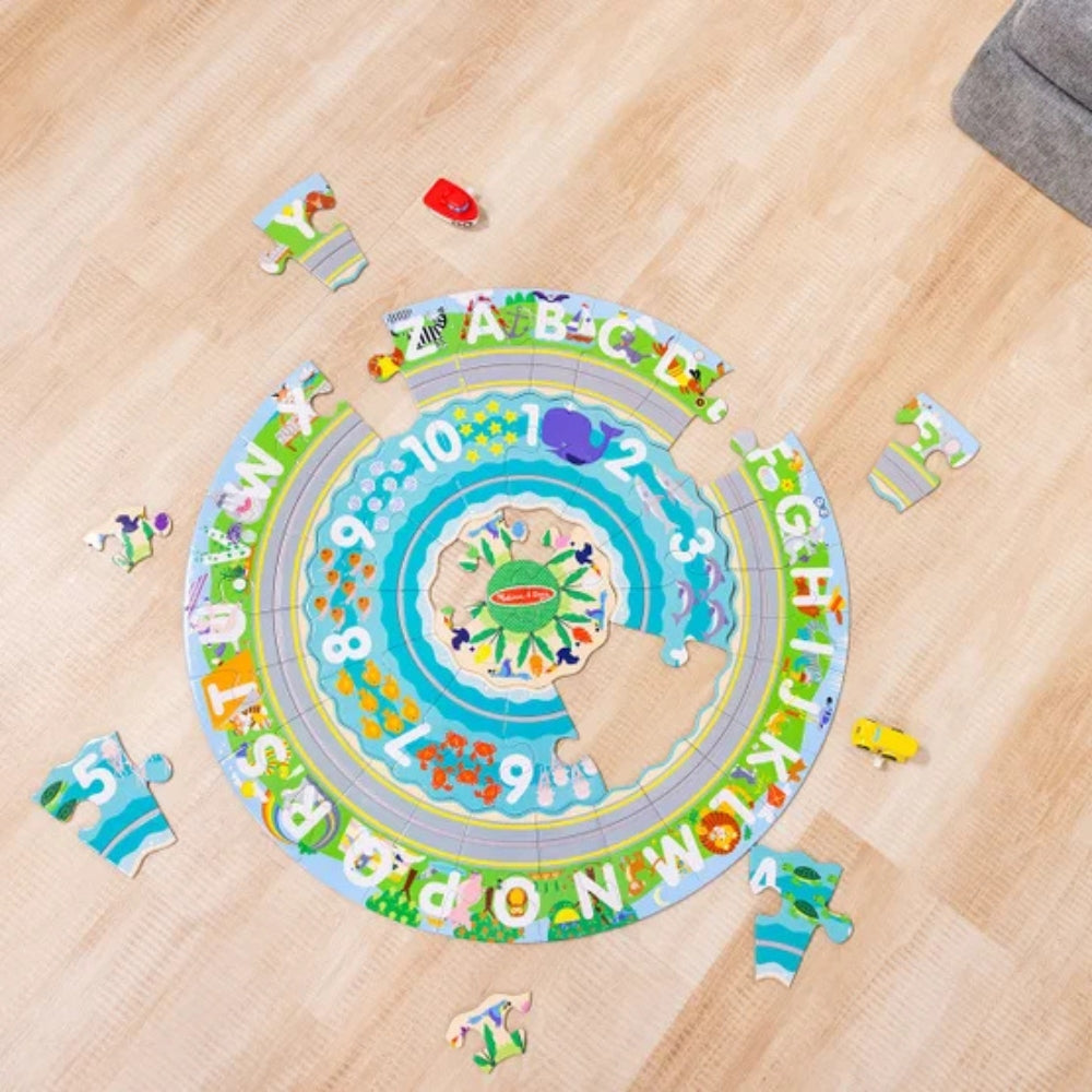 Melissa & Doug - Floor Puzzle, Race Track