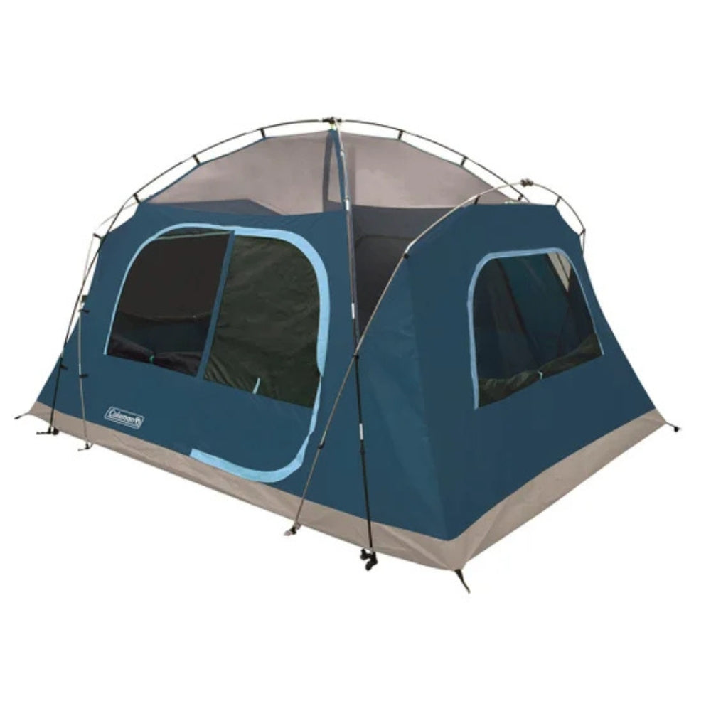 Coleman – Tent with Full-Coverage Awning, Modified Dome for 8 People