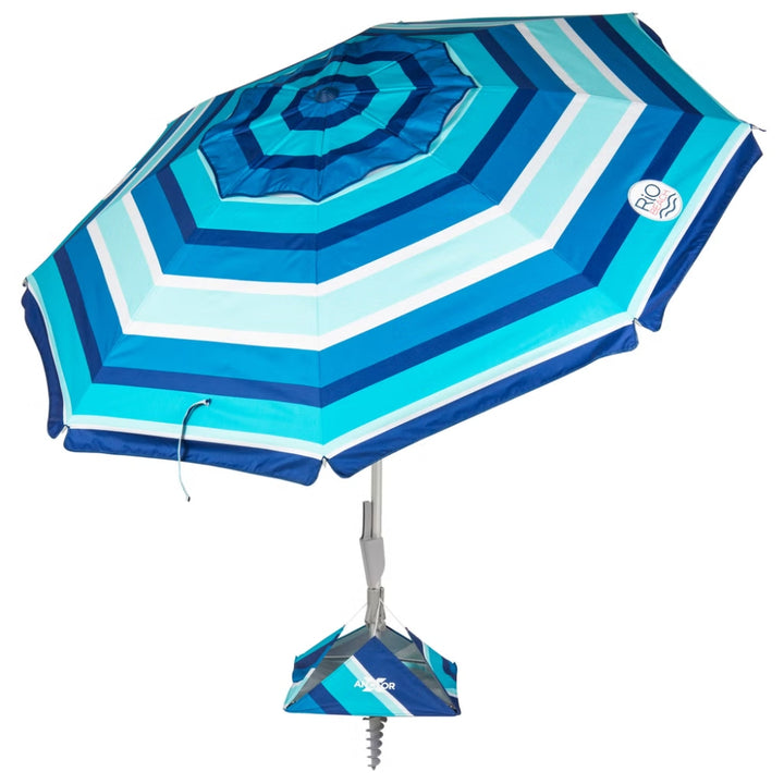 Rio - Beach umbrella 2.3 m (7.5 ft) with AnchorX