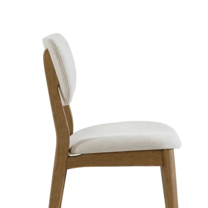 Pike & Main - Ensemble de 2 chaises en tissu pour salle à manger