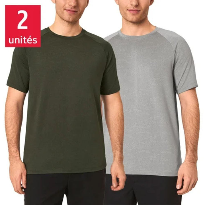 Mondetta - Active jacquard raglan T-shirt, pack of 2