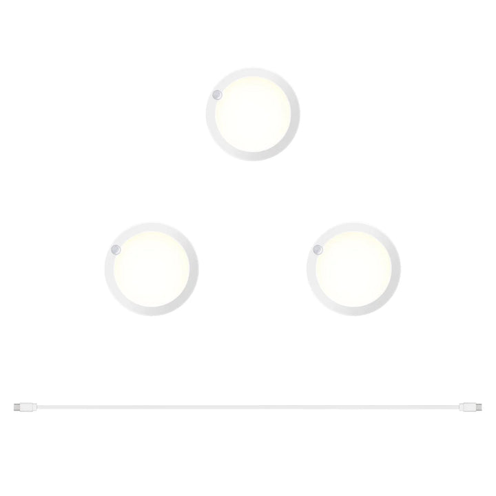 Artika - Rechargeable Accent Round Lights, Pack of 3