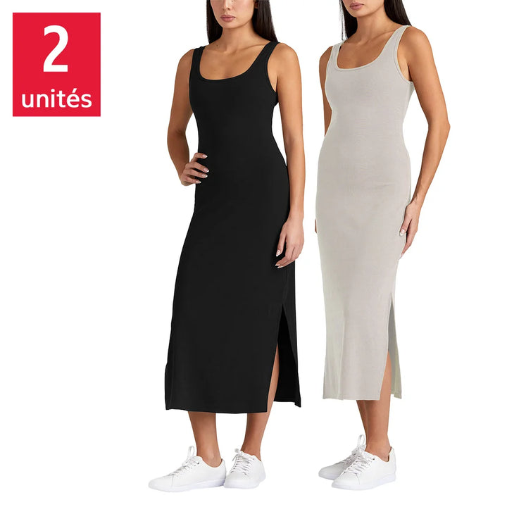 Frank and Oak - Ribbed Tank Dresses, Pack of 2