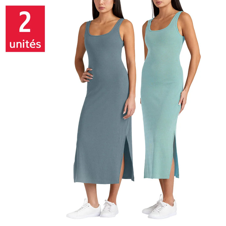 Frank and Oak - Ribbed Tank Dresses, Pack of 2