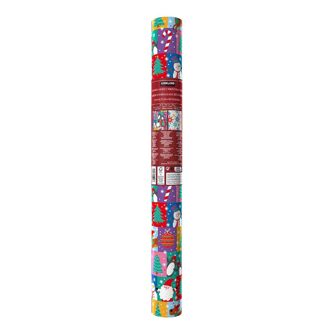 Double-Sided Chhristmas Gift Wrap
