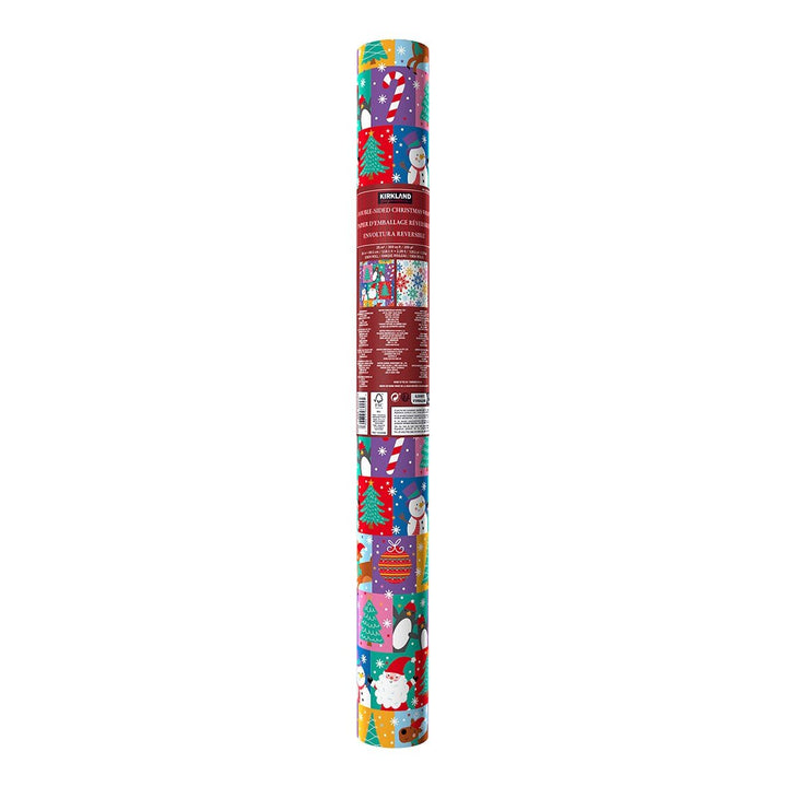 Double-Sided Chhristmas Gift Wrap