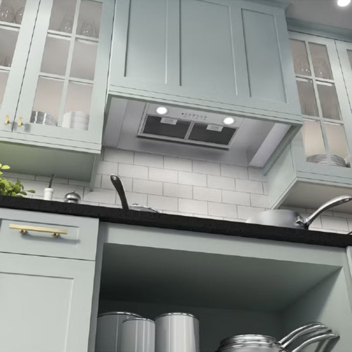 GE - Custom kitchen hood in stainless steel, 51 cm (20 in)