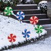 Set of 6 LED Lawn Stakes