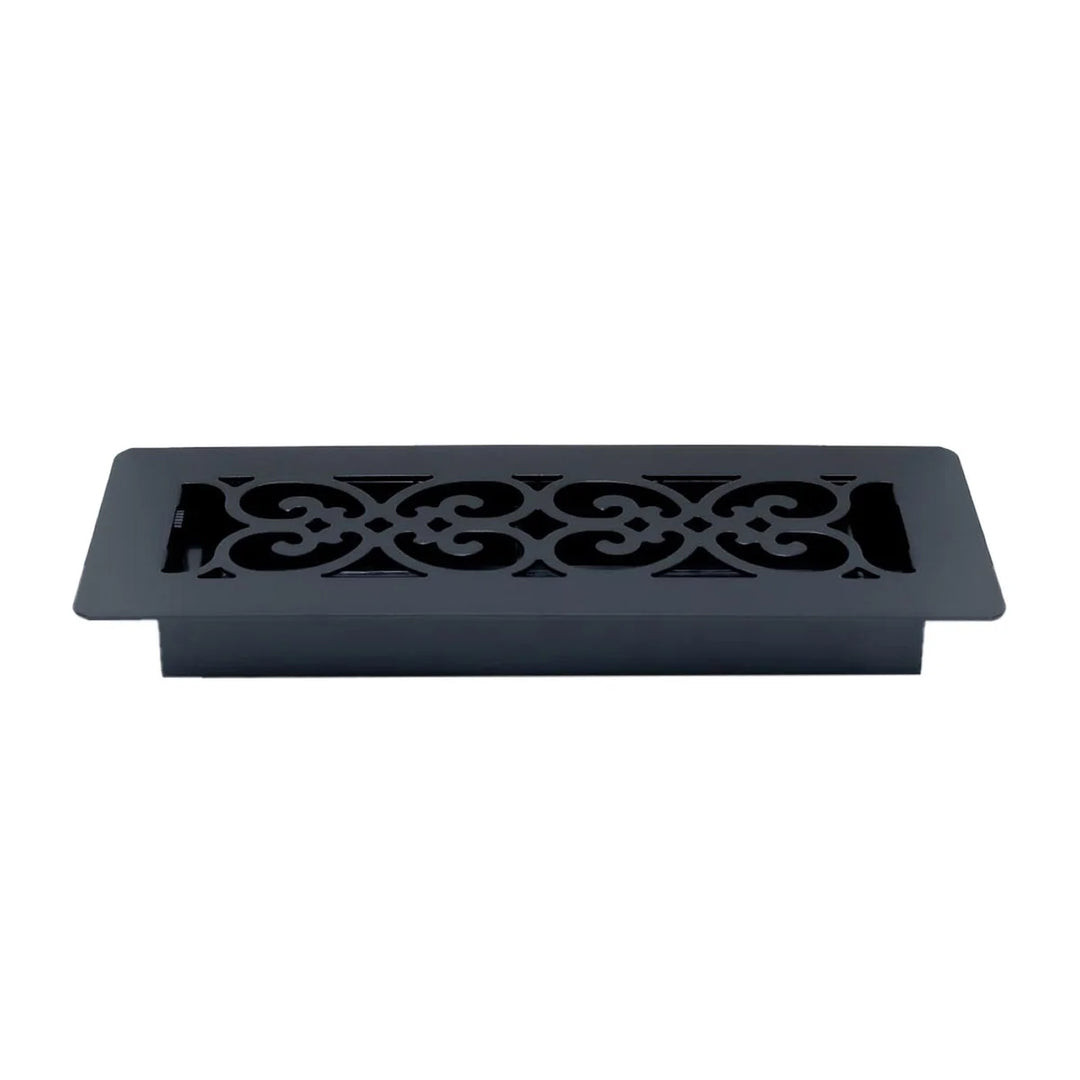 Manor House - Grilles de ventilation au revêtement en poudre noir, paquet de 4
