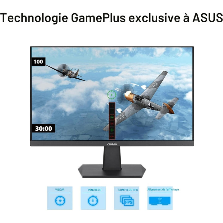 ASUS 23.8" Borderless Monitor 100 Hz FHD with Eye Care - VZ24EHF