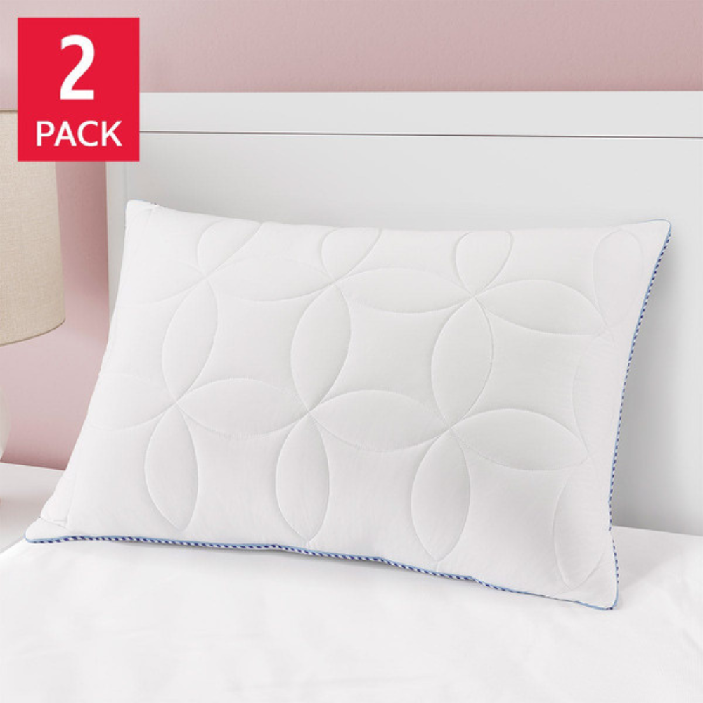 Kate Spade - Oreillers rafraîchissant matelassé, ensemble de 2