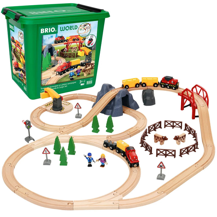 BRIO - Ensemble grand terrain de campagne et de transport