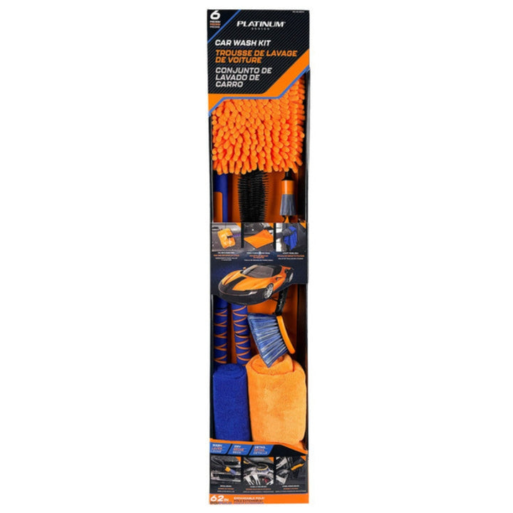 Platinum Series - Car Wash Kit, 6 pieces