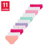 Puma - Girls' Bikini Briefs, Pack of 11