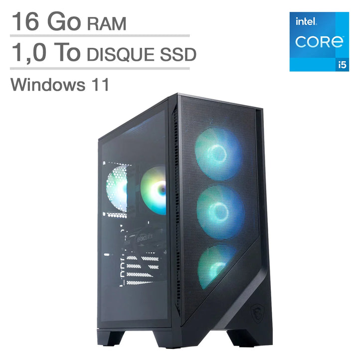 MSI Codex R2 - Gaming Desktop, Intel Core i5-13400F, NVIDIA GeForce RTX 3050 6 GB
