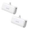 Anker - Chargeur portable avec connecteur Lightning intégré, paquet de 2