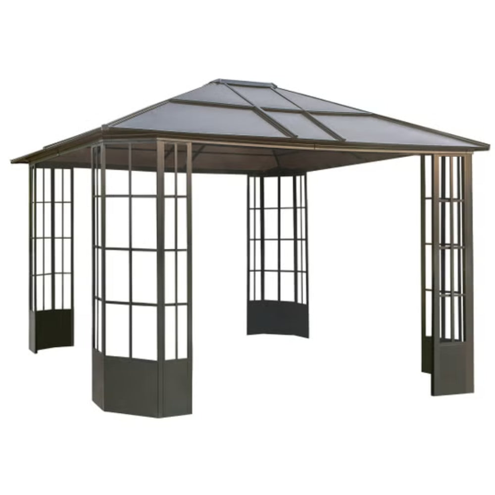 Sojag - Gazebo PC 8mm with nylon mosquito net Savino 12X14 ft