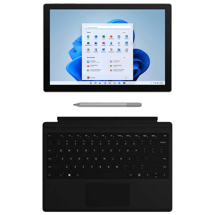 Microsoft - Microsoft Surface Pro 7+ Bundle - 11th Gen Intel Core i5 - W 11