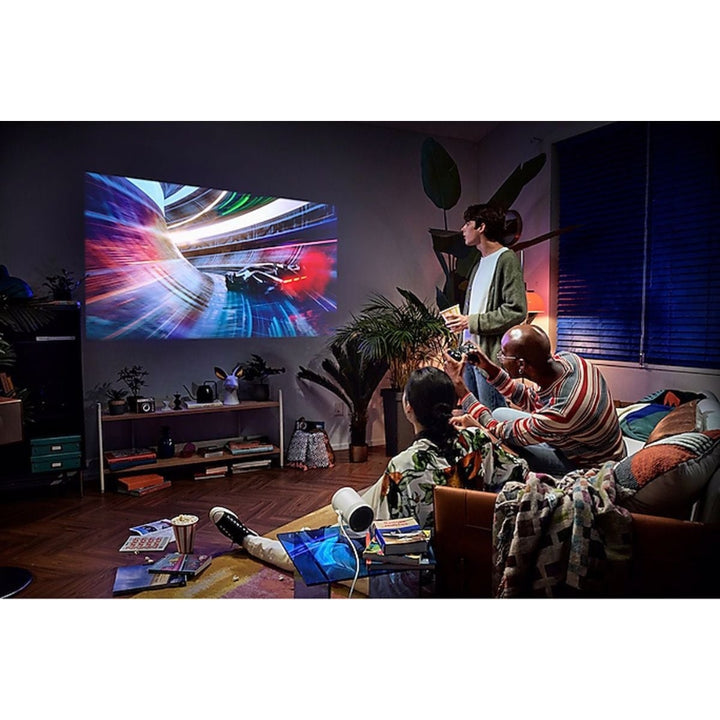 Samsung - Portable Home Cinema Projector The Freestyle SP-LSP3BLAXZC