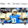 TCL - Téléviseur DEL 4K UHD - Classe 43 po - série S470G-CA