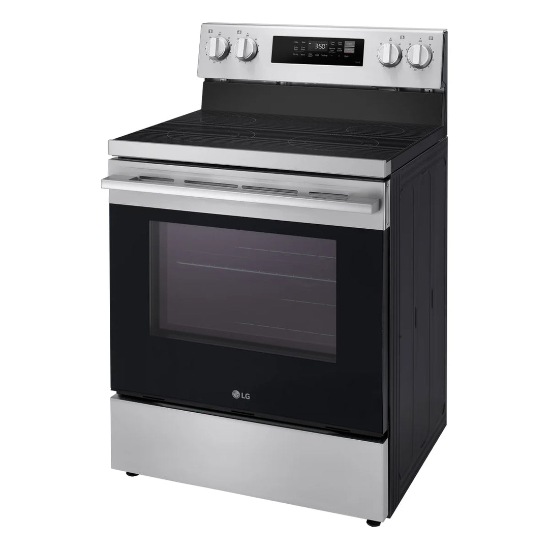 LG - Cuisinière électrique autoportante 30 po, 6,3 pi³