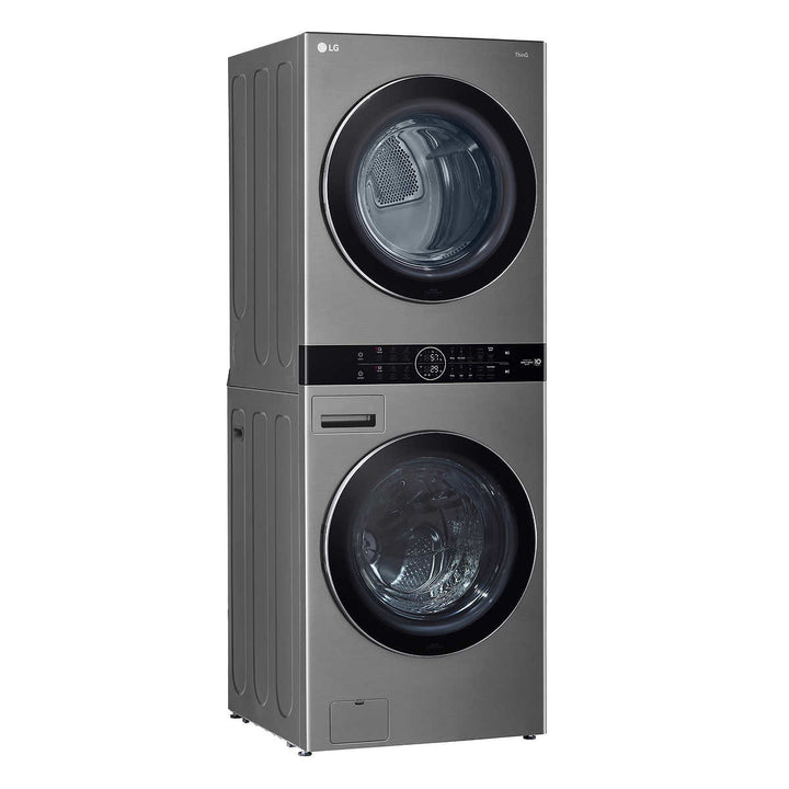 LG - Unité simple WashTower laveuse de 5,2 pi³, sécheuse 7,4 pi³