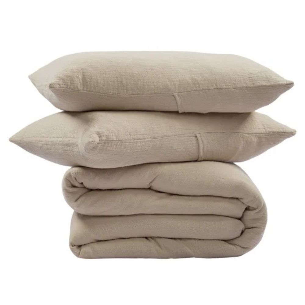 House & Home by Lynda Reeves - Muslin Duvet Cover Set