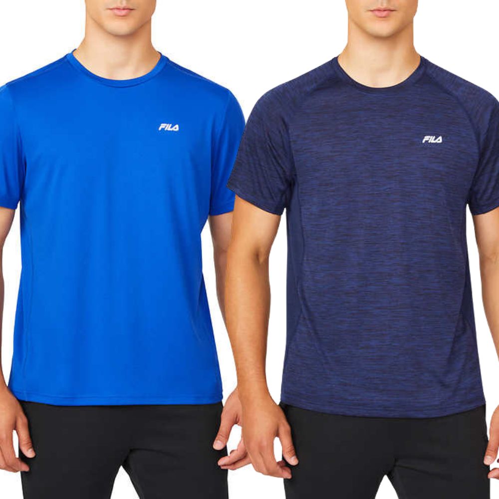 FILA - Chandail de performance, paquet de 2