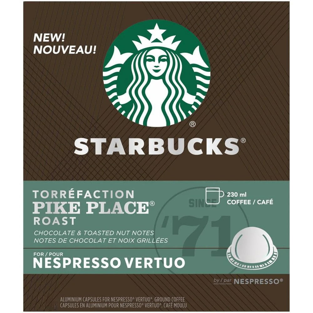 Starbucks - Capsules de café Vertuo Line par Nespresso