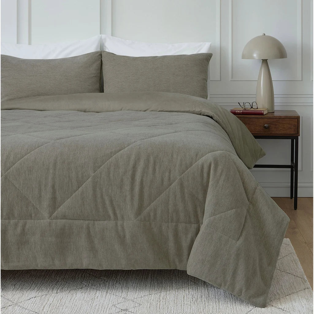Roots Home – Ensemble de douillette en velours côtelé, 3 pièces