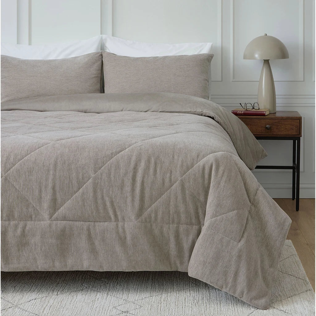 Roots Home – Ensemble de douillette en velours côtelé, 3 pièces