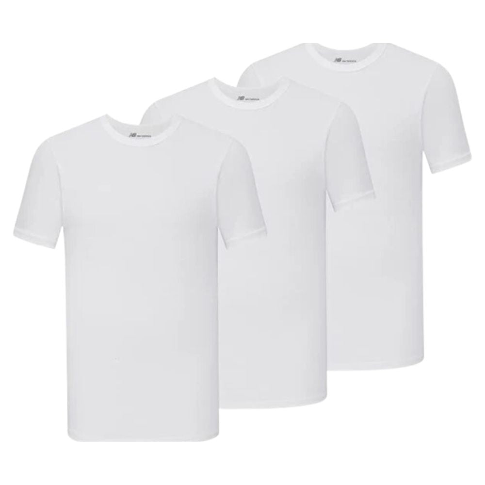 New Balance Men's Sports Crew Neck Short Sleeve (T-Shirt Style) Pullover, 3-Pack
