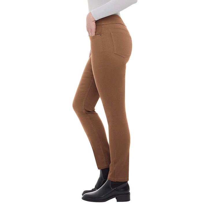 Up! - Women's five-pocket open-front trousers 