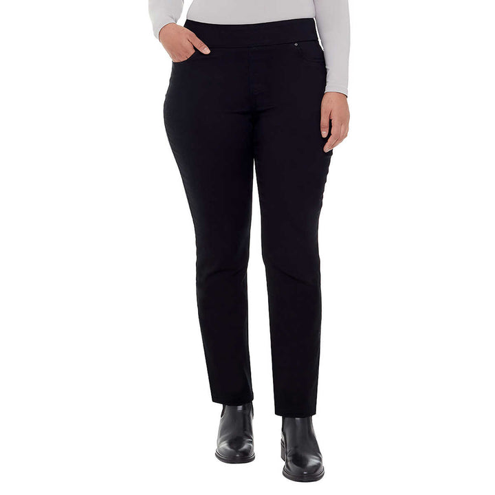 Up! - Women's five-pocket open-front trousers 