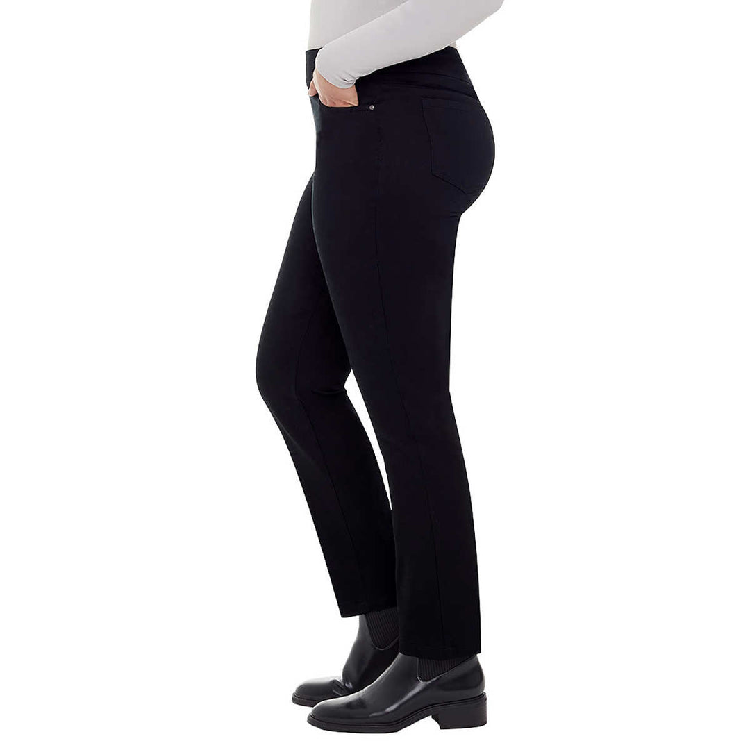 Up! - Women's five-pocket open-front trousers 
