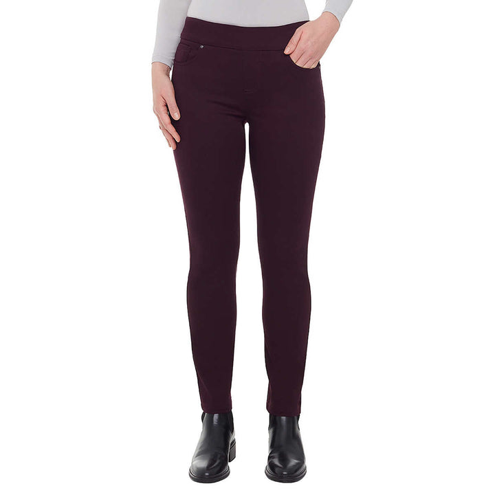 Up! - Women's five-pocket open-front trousers 