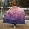Weatherproof Vintage Home Outdoor Hooded Blanket