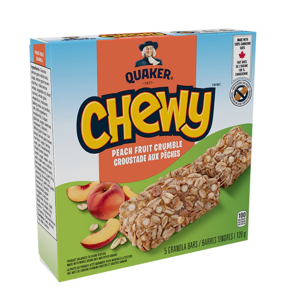 Quaker - Barres tendres Croustade aux pêches