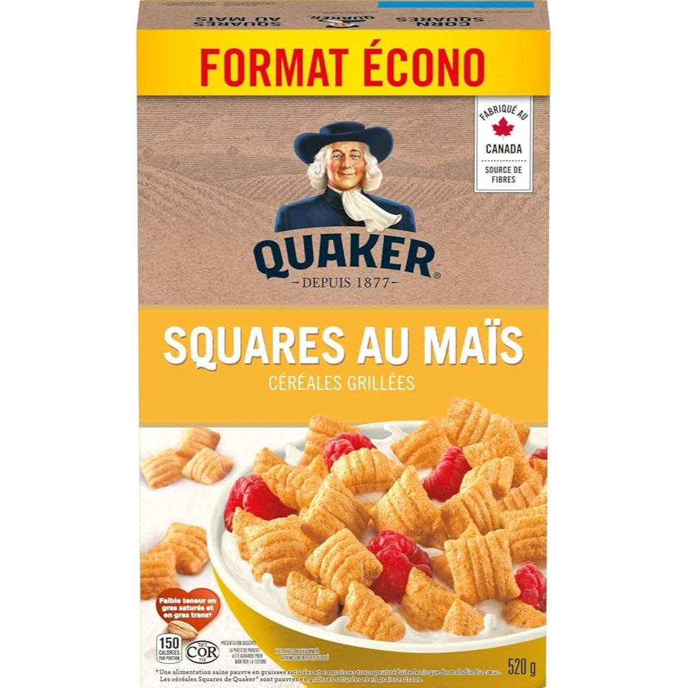 Quaker® -  Céréales squares au maïs