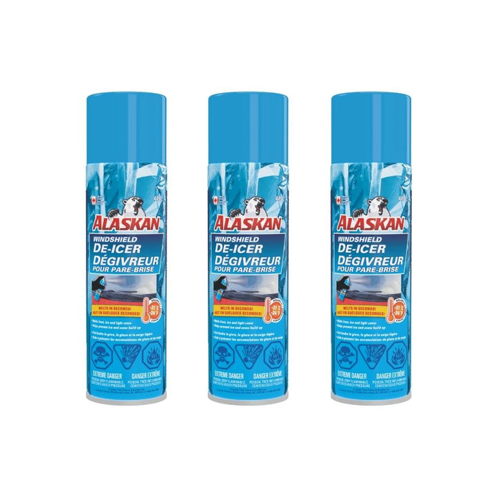 Alaskan - Dégivreur pour pare-brise, aérosol, 445 g
