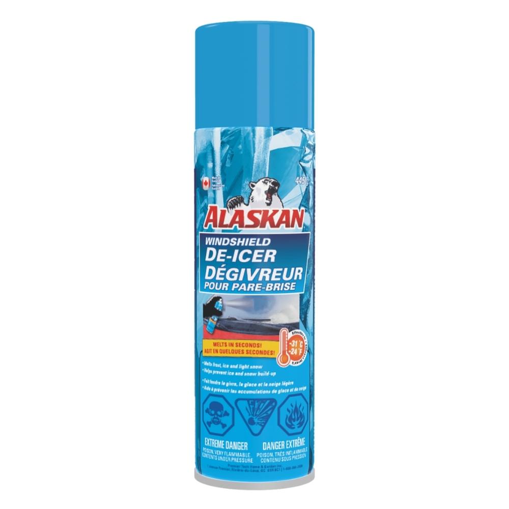 Alaskan - Dégivreur pour pare-brise, aérosol, 445 g