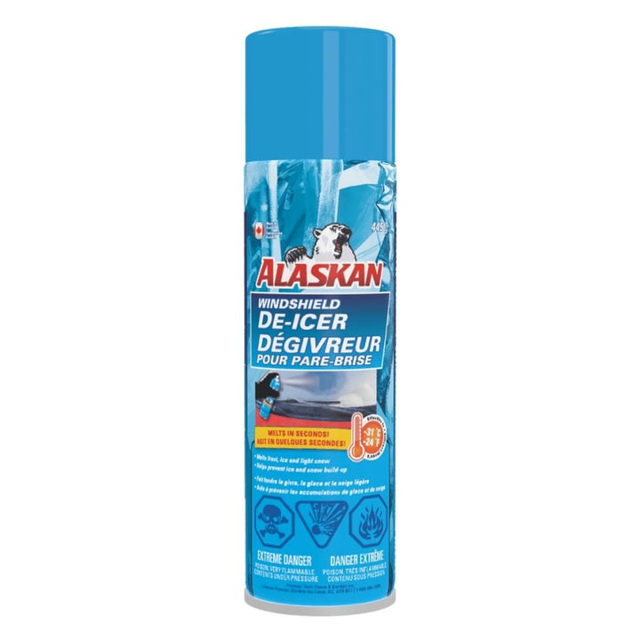 Alaskan - Dégivreur pour pare-brise, aérosol, 445 g