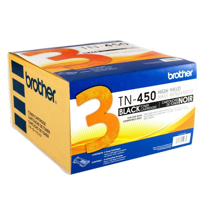 Brother  - Cartouches de toner TN-450 ensemble de 3 cartouches