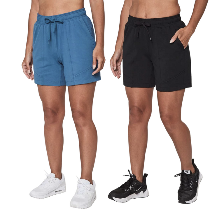 Mondetta Women's Knit Shorts, 2-Pack