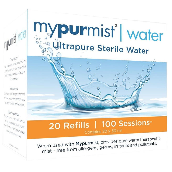 Mypurmist Ultrapure Sterile Water - 20 Refills - 2-Pack